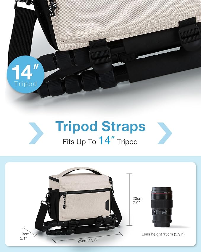 BAGSMART Small Camera Sling Bag - Image 4