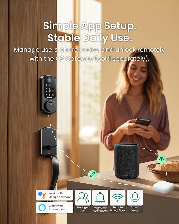 DESLOC B200 Keyless Entry Door Lock - Image 5