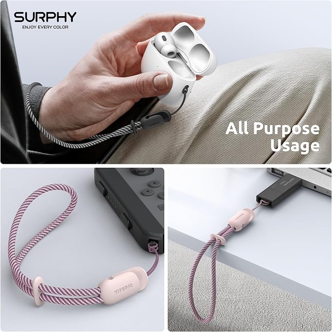 SURPHY 2 Pack Phone Lanyard for Cellphone Case, Phone Wrist Strap for Case - Image 7