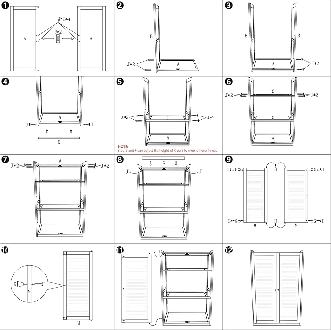 WiFi Router Storage Cabinet, Double Deck Floor Standing Modem Cabinet, Bamboo - Image 3