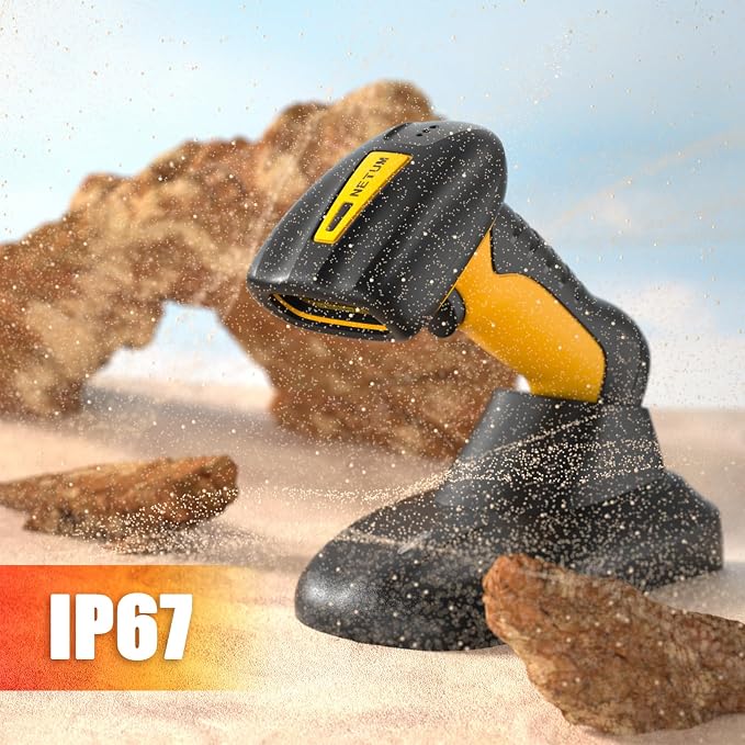 NETUM Upgraded QR Industrial Bluetooth Barcode Scanner - Image 8
