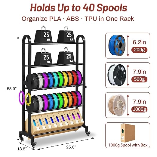 3D Printer Filament Storage Rack - Image 2
