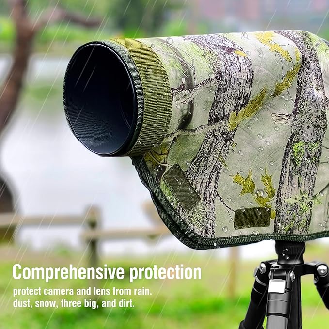 Camera Rain Cover with Openable Viewing Window & Strap Mountable Design - Image 4