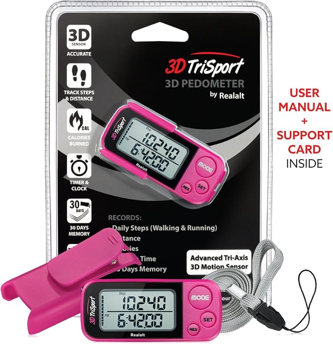 Realalt 3DTriSport 3D Walking Pedometer - Image 7