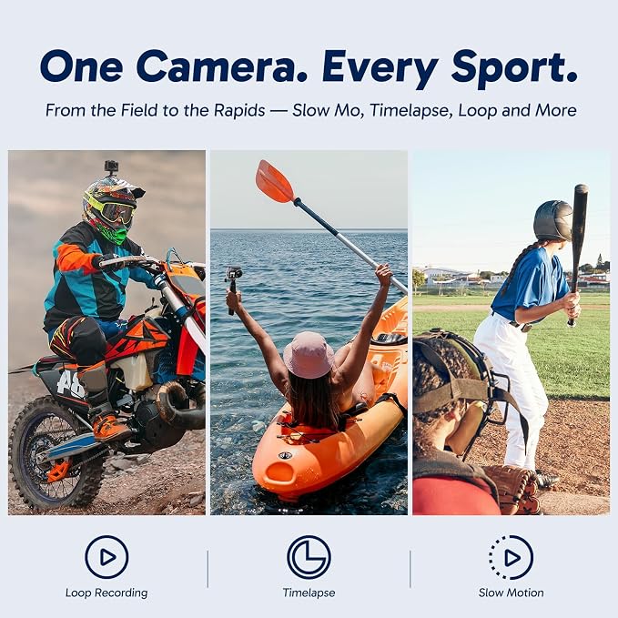 AKASO Brave 4 Pro 4K30FPS Action Camera - 131ft Underwater Camcorder Waterproof - Image 7