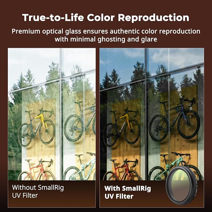 SmallRig UV Filter for FUJIFILM X100VI / X100V, 99% Light Transmittance - Image 4