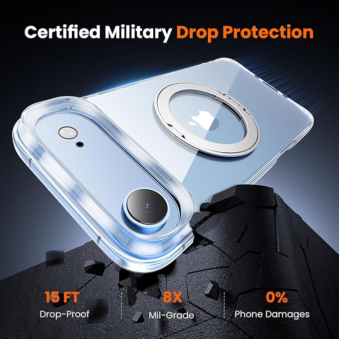 toushion 3 in 1 for iPhone Case Clear, Shockproof for iPhone Air - Image 2