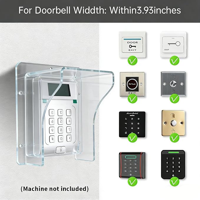 Doorbell Rain Cover Weatherproof - Image 3