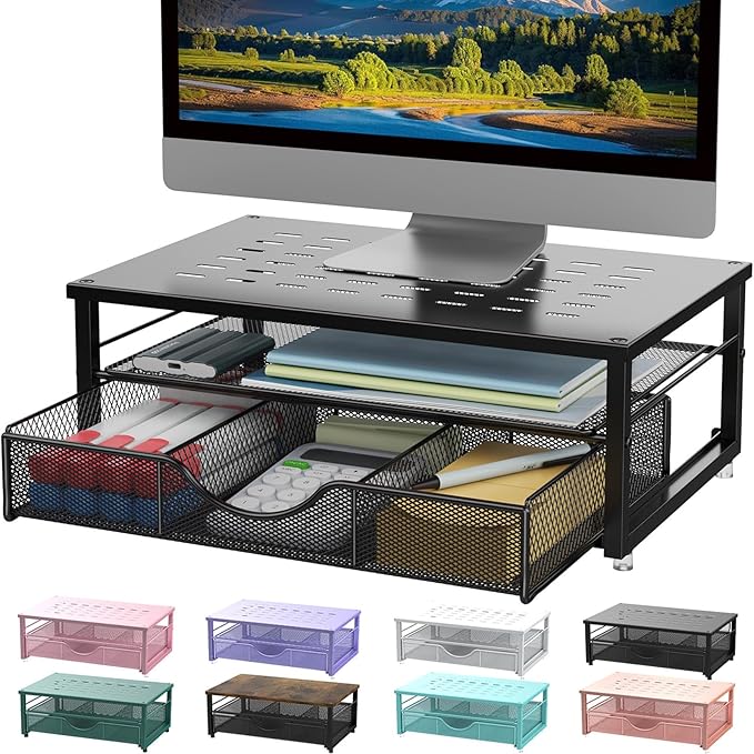 gianotter Computer Monitor Stand Riser, Desk Organizers and Accessories by gianotter