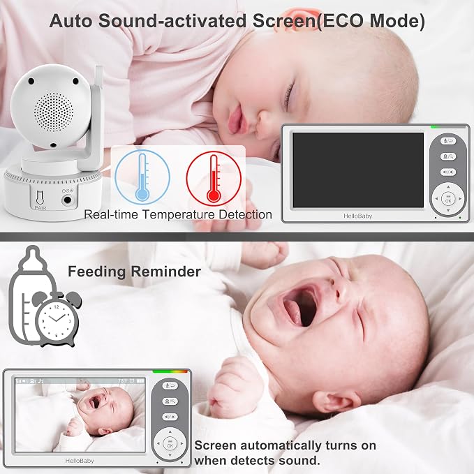 HelloBaby 4.3'' Video Baby Monitor - Image 7