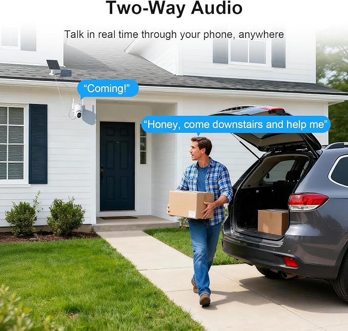 Solar Security Cameras Wireless Outdoor, Free Cloud Storage, WiFi Cameras - Image 7