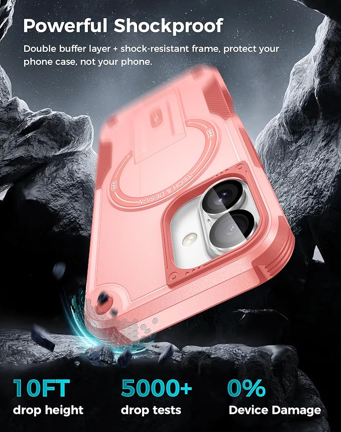 Goton for iPhone 16 Case with Privacy Tempered Glass Screen Protector & Camera - Image 4