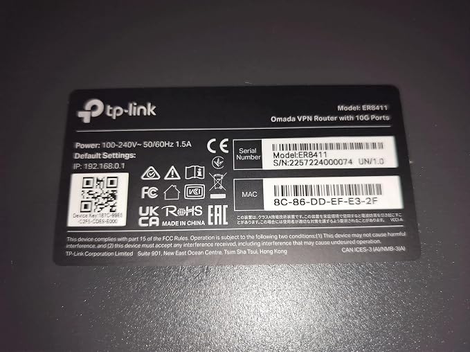 TP-Link ER8411 Enterprise Wired 10G VPN Router - Image 10