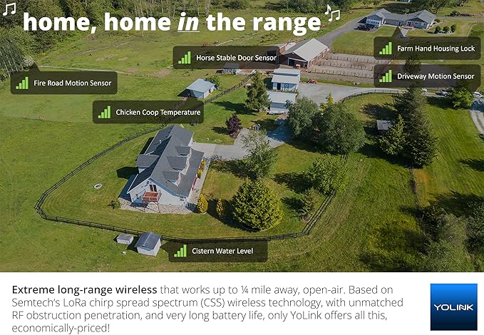 YoLink Hub, 1/4 Mile Super Long Range Smart Hub LoRa Enabled Smart Home - Image 7