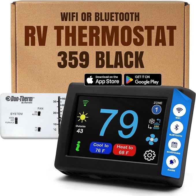 MICRO-AIR EasyTouch Digital RV Thermostat Replacement by MicroAir