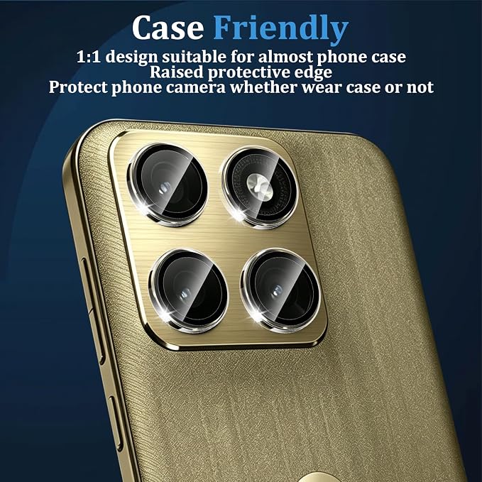 Compatible with Motorola Moto Edge 2026 Camera Lens Protector, Individual Metal - Image 3