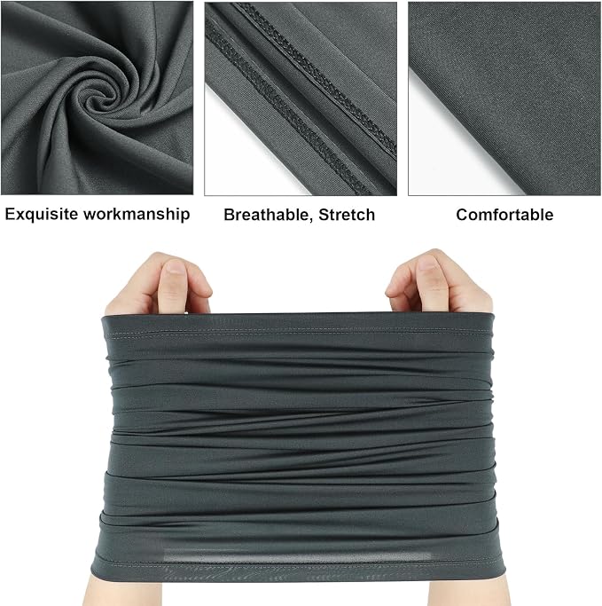Geyoga 6 Pieces Summer UV Protection Cooling Neck Gaiter Face Clothing Neck - Image 5