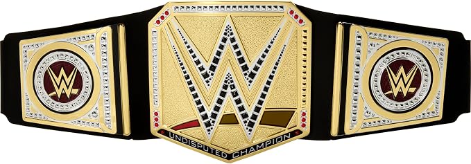 Mattel WWE Championship Title, Undisputed WWE Universal Championship Role-Play by Mattel