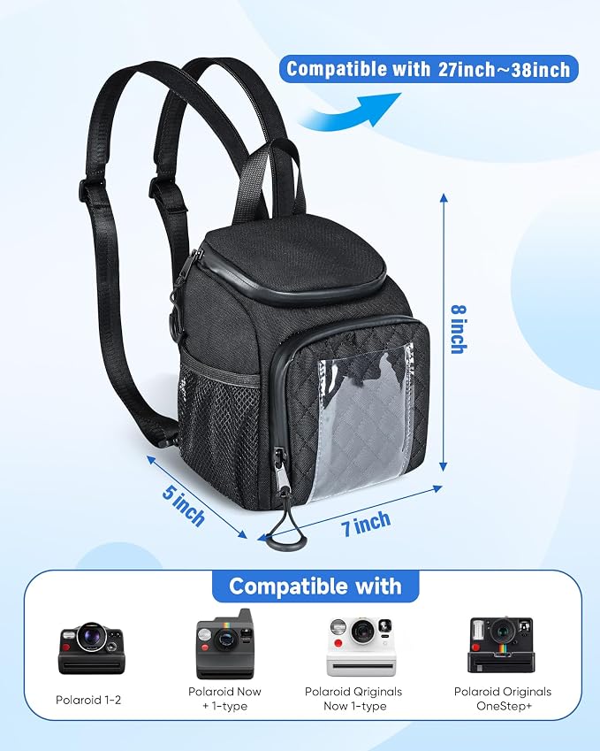 PLOZANO Shockproof Camera Sling Bag Compatible - Image 4