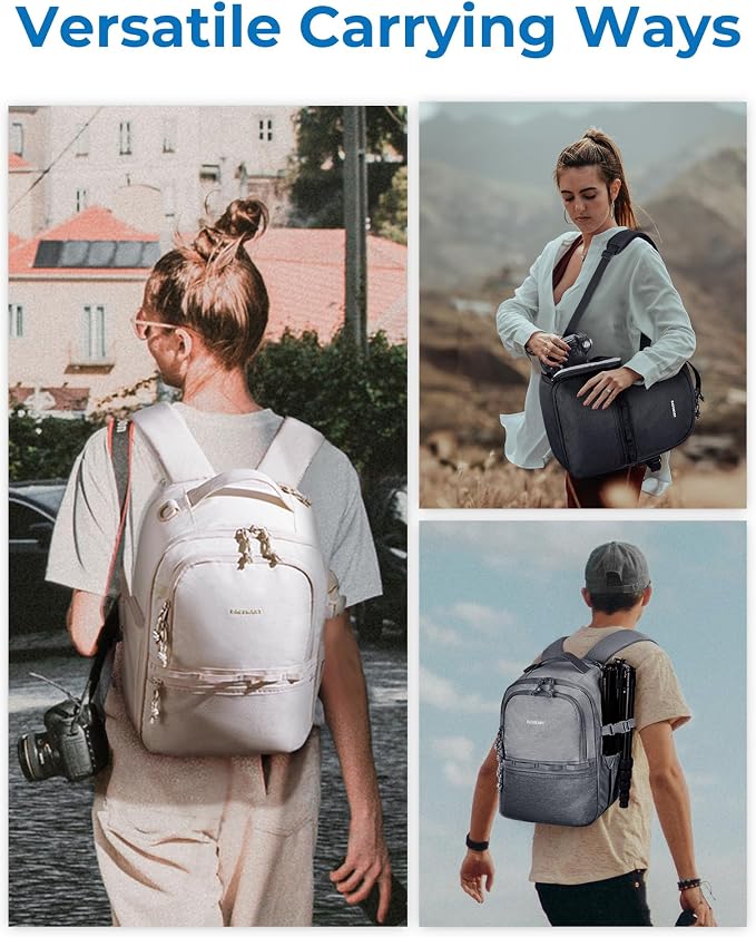 BAGSMART Camera Backpack, DSLR SLR Small Camera Bags - Image 7