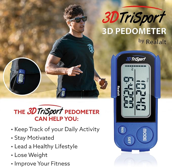 Realalt 3DTriSport 3D Walking Pedometer - Image 3