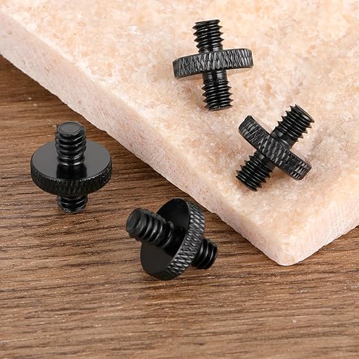 1/4" Male to 1/4" Male Tripod Screw, Double Head Converter Precision Made - Image 6