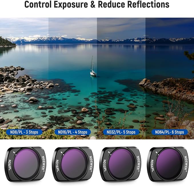 NEEWER 14 Pack Magnetic ND Filter Set Compatible - Image 5