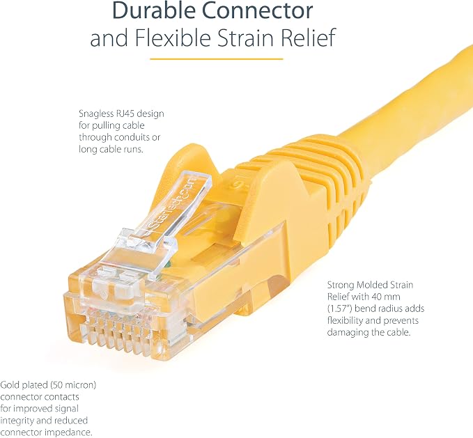 StarTech 20ft CAT6 Ethernet Cable - Image 3
