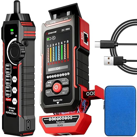 Network Cable Tester with Optical Power Meter, Ethernet Cable Tester Test by YILTION