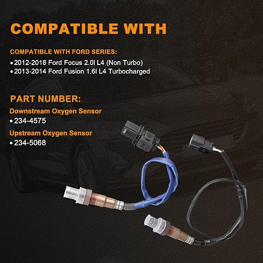 Oxygen Sensor Compatible with 2012-2018 Focus 2.0L L4 Non Turbo / 2013-2014 - Image 2