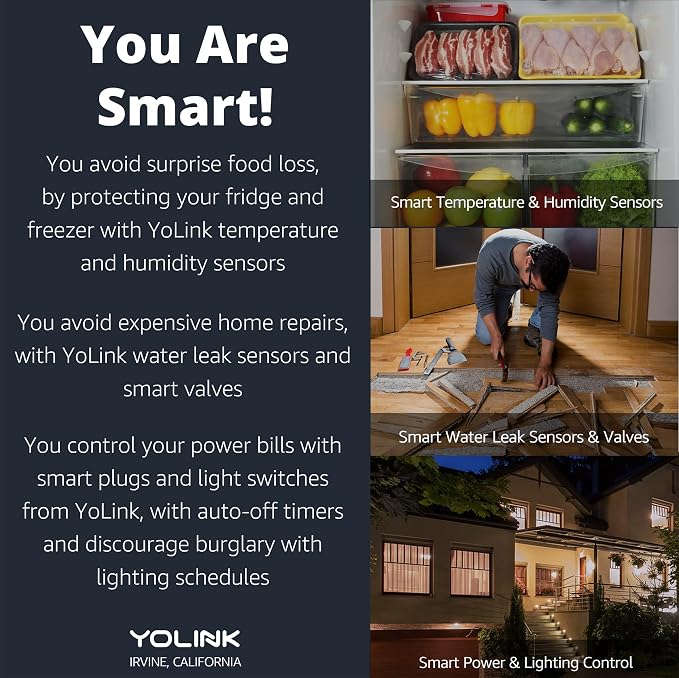 YoLink Smart Thermostat, Now Heat Pump Compatible, Android & iOS App, YoLink - Image 3