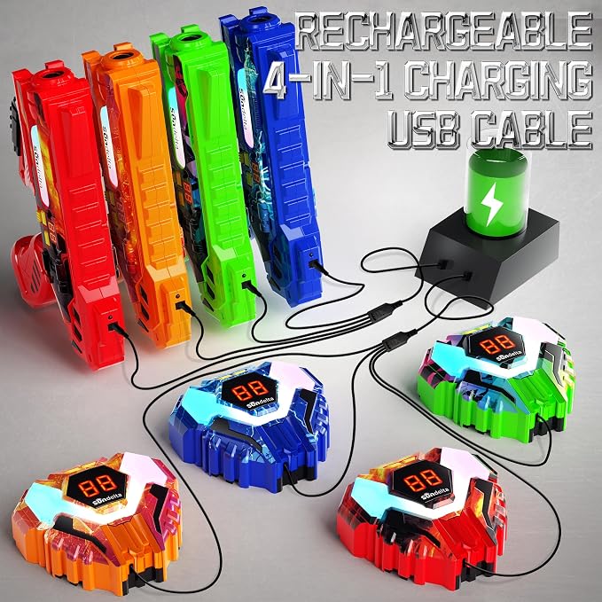 Rechargeable Laser Tag Guns Set of 4 - Image 3