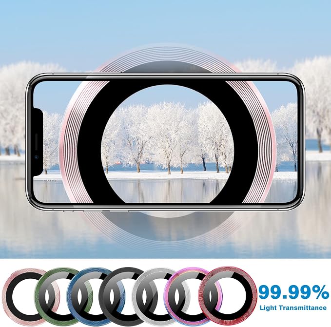 Compatible with iPhone 15 and 15 Plus Camera Lens Protector, Anti-Scratch Lens - Image 3