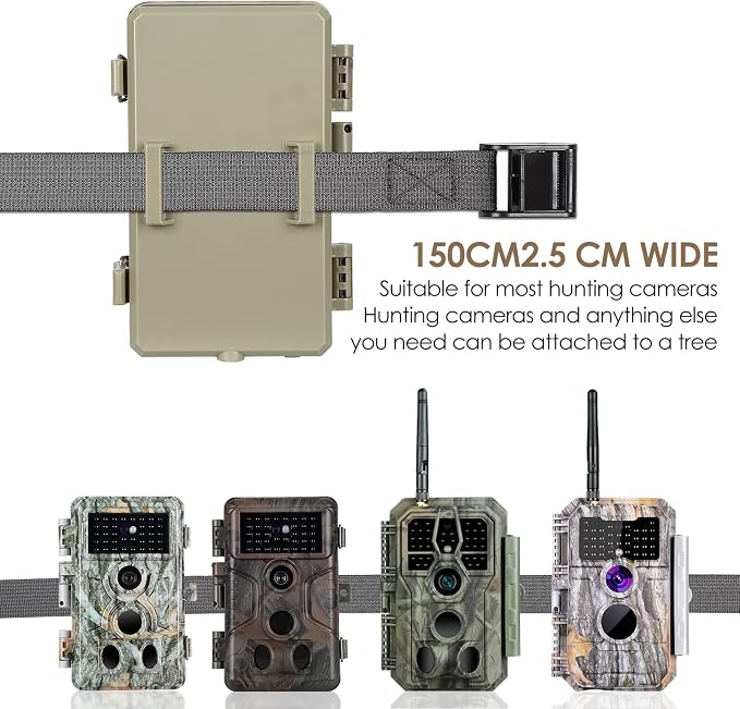5pcs Trail Camera Straps Game Camera Tree Mounting Straps Portable UV Resistant - Image 5