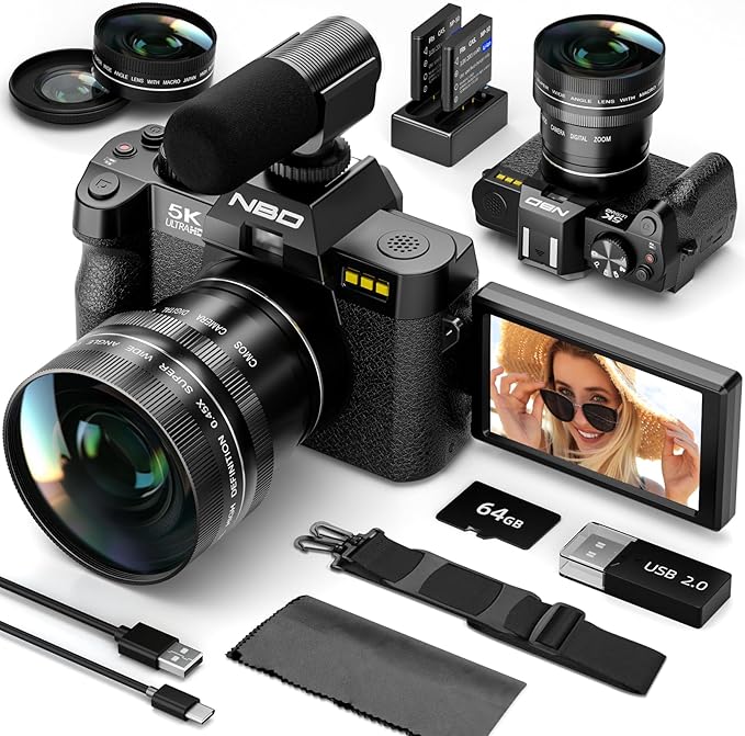 NBD 5K Digital Cameras for Photography by NBDOfficialFlagship