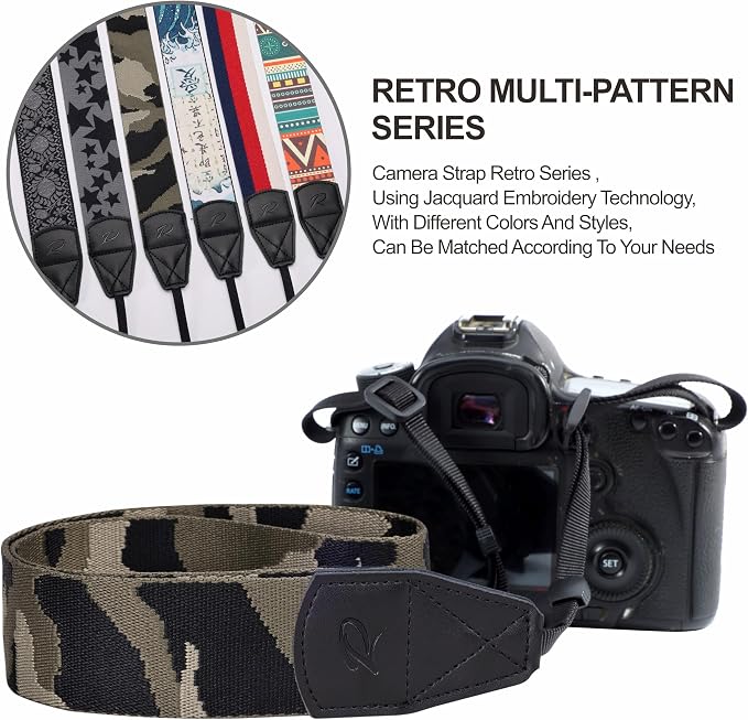 Padwa Lifestyle Camouflage Camera Strap - Image 7