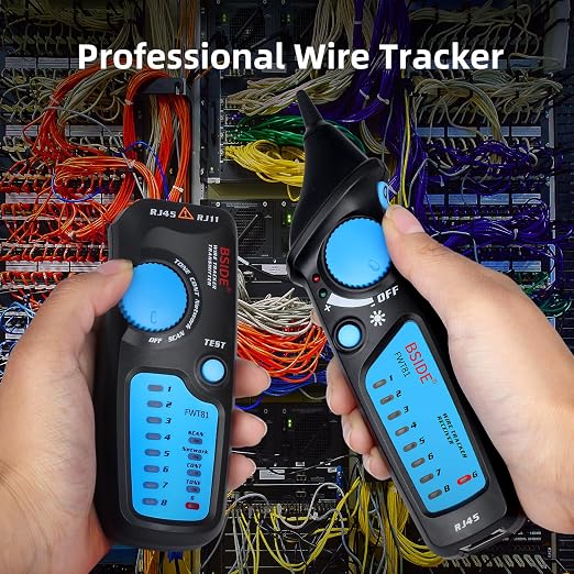 Bside Network Cable Tester RJ45 RJ11 Wire Tracker Telephone Line Tester LAN TV - Image 2