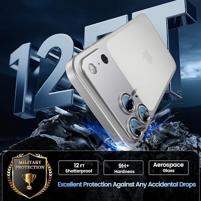 CACOE Camera Lens Protector for iPhone 17 Pro - Image 5