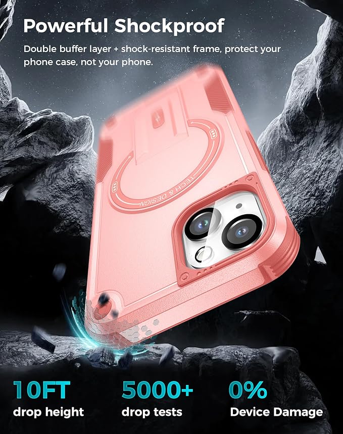 Goton for iPhone 14 Case with Privacy Tempered Glass Screen Protector & Camera - Image 4