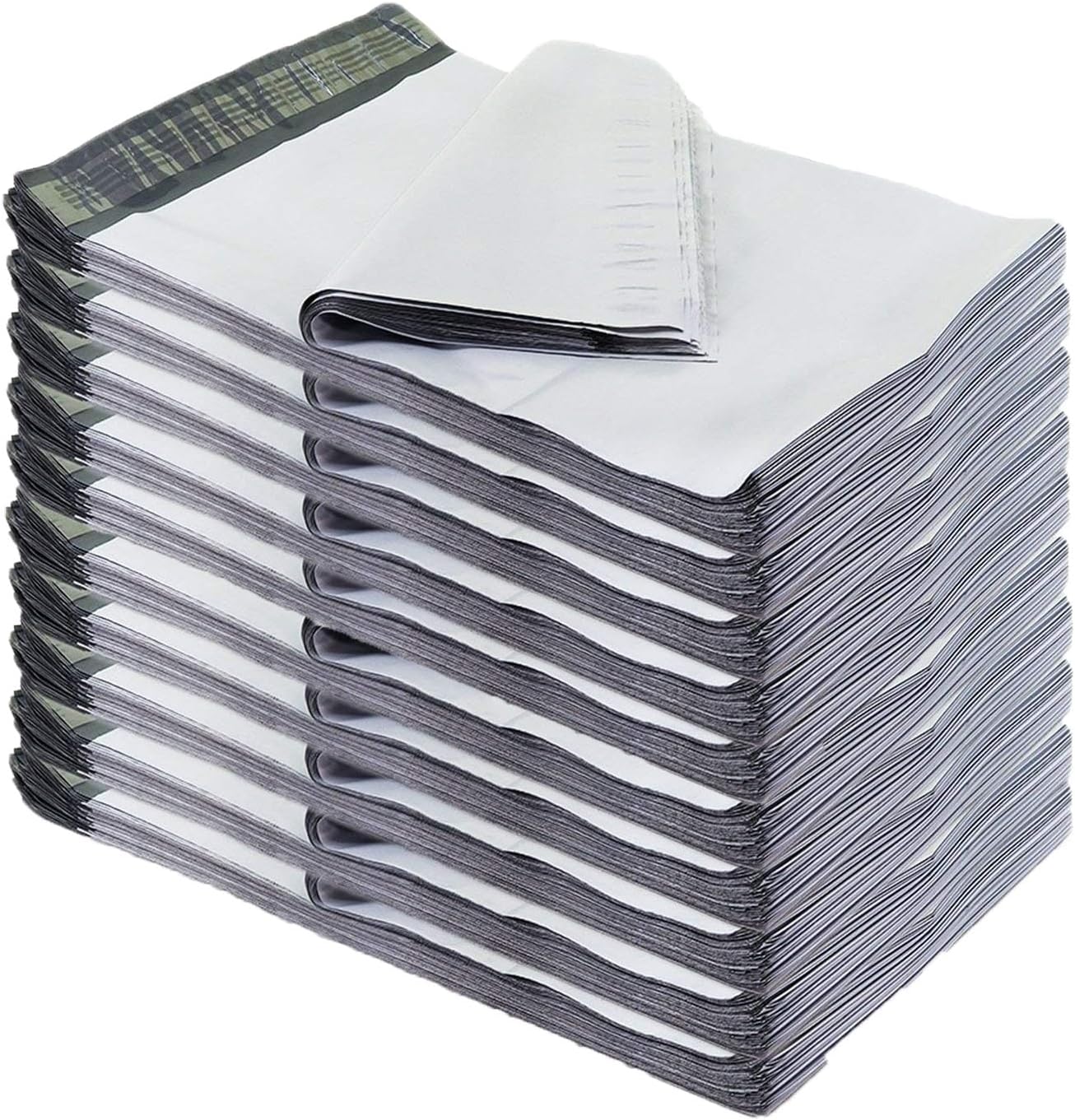 iMBAPrice 1000 10x13 White Poly MAILERS ENVELOPES Bags 10x13 (Total 1000 Bags)