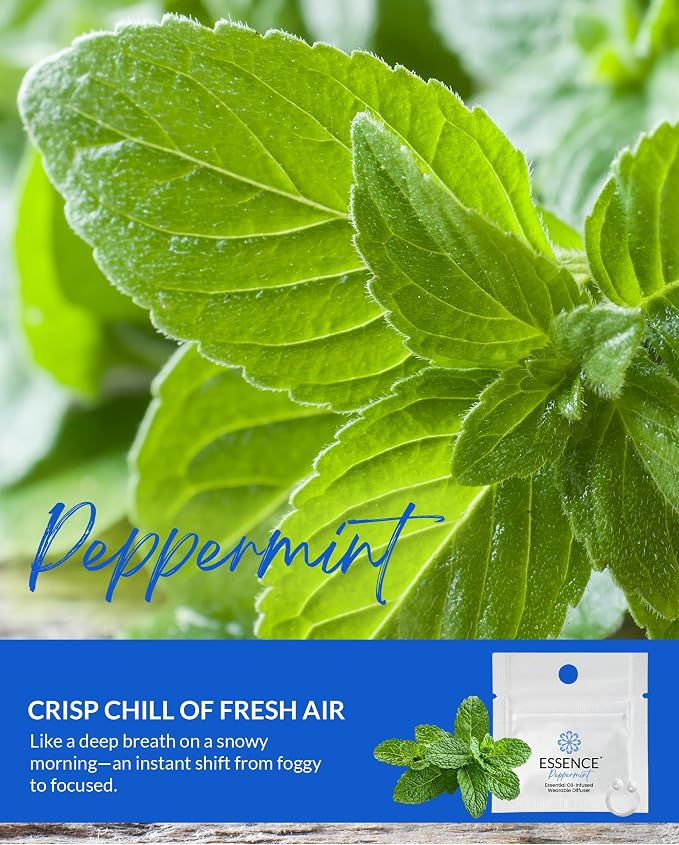 Essence Wearable Aromatherapy Nasal Diffuser – Peppermint Essential Oil Nose - Image 3