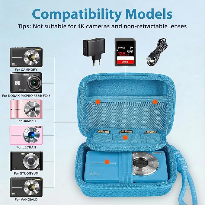 Digital Camera Case for CAMKORY/KODAK PIXPRO FZ45/FZ55/Canon IXUS 285 - Image 3