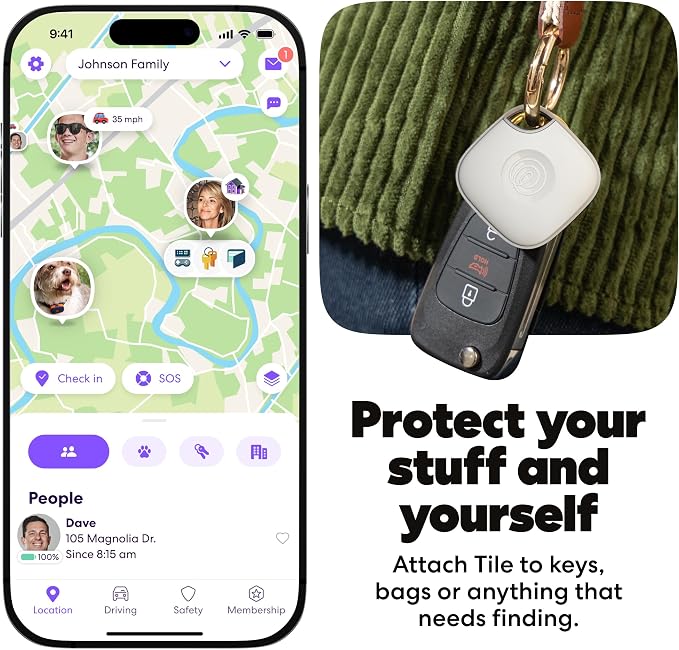 Life360 Tile - Bluetooth Tracker, Keys Finder and Item Locator - Image 3