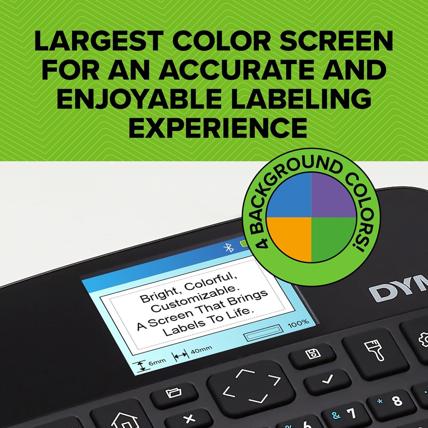 DYMO LabelManager Executive 640 CB Portable Label Printer | Compact Label Maker Machine with QWERTY Keyboard | Bluetooth & USB Connectivity | Compatible D1 Standard & Durable Labels
