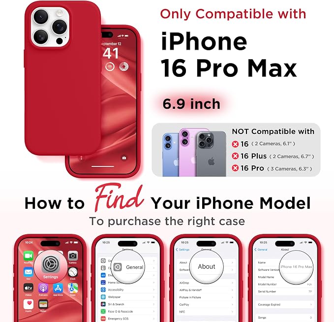 GolbinBox Magnetic for iPhone 16 Pro Max Case, Compatible - Image 2