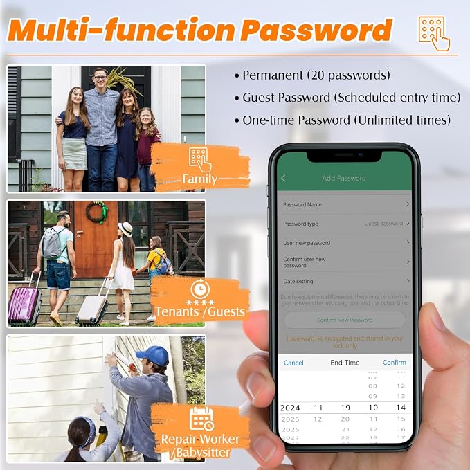 Eseesmart Smart Key Lock Box, APP Control, Fingerprint and Passcode Unlock - Image 4