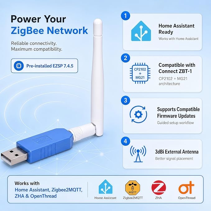 ZigBee 3.0 USB Dongle, Compatible - Image 4
