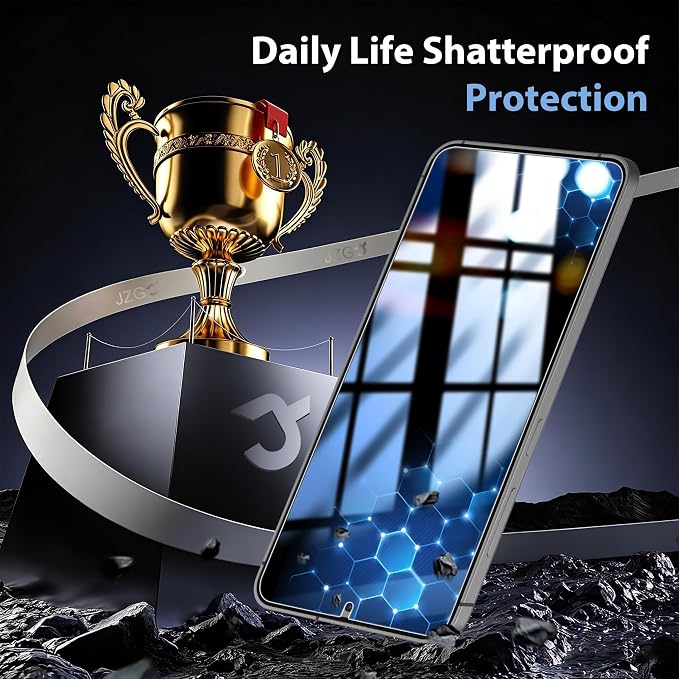 2 Pack for Samsung Galaxy S24 Privacy Screen Protector, 2 Pack Camera Protector - Image 4