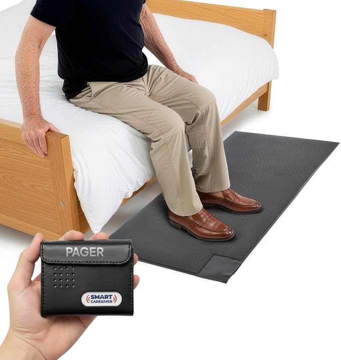 Smart Caregiver Floor Mat Alarm and Pager System by SmartCaregiver