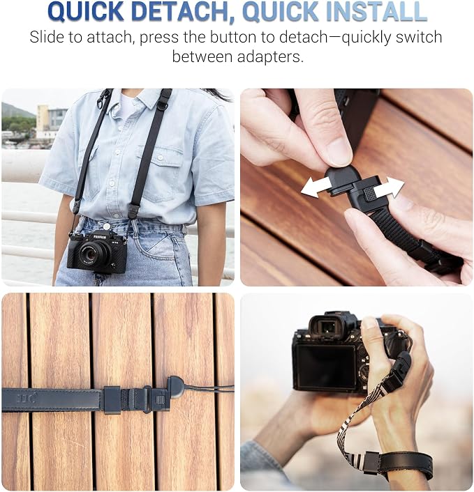 JJC 2Pack Universal Camera Strap Quick Release Buckle, Durable & Scratch-proof - Image 6